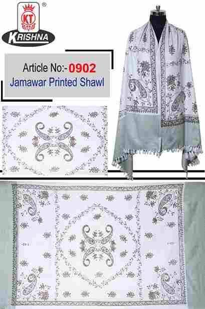 Jamawar Printed Shawl